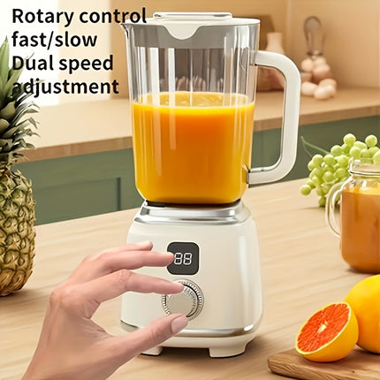 Fruit Juicer with Digital Display | Durable Plastic, USB Charging, 1-10L Capacity,