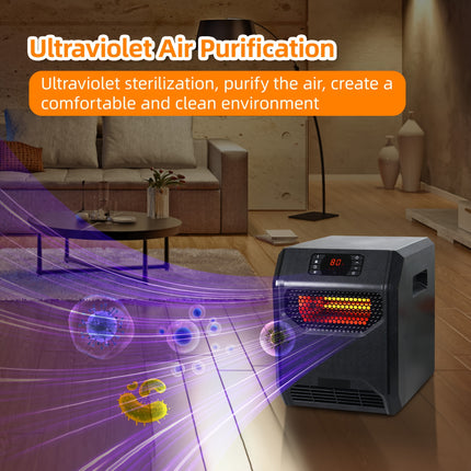 1500W Space Heater For Indoor Use, ECO Energy Saving,