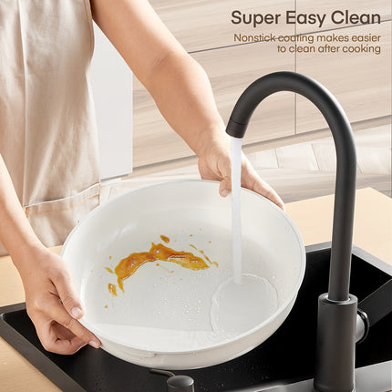 Pots And Pans, Pots with Removable Handle, Non-stick Ceramic Coating, 20cm 28cm Frying Pan