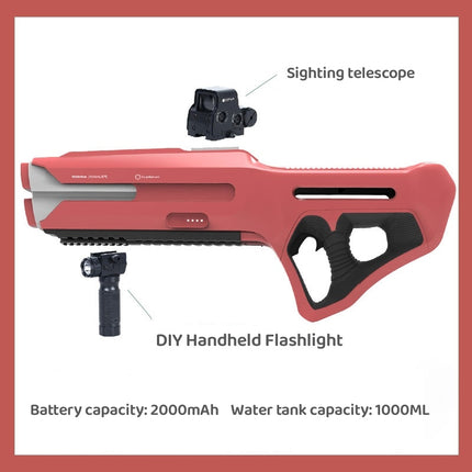 Outdoor Electric Automatic Water Blaster Gun With Large Capacity Kids Squirt Guns Summer Pool Toys For Boys Girls