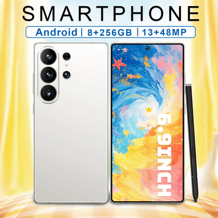 Global Unlocked S25 Ultra (2026 Upgraded), Android Dual SIM Phone, 8GB+256GB Storage