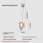 Warm Light / Light Blue B Milky White D