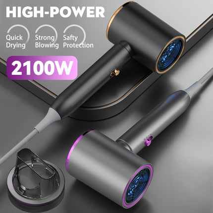Negative Ion Hair Dryer, High-Speed Blower for Quick Drying, Features 3 Speed Settings with Low Noise,