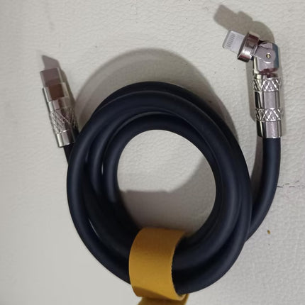 Fast Charge Zinc Alloy Elbow 180 Degrees Rotation Data Cable