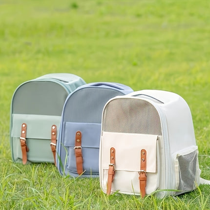 Breathable Cat And Small Dog Backpack Carrier With Large Capacity
