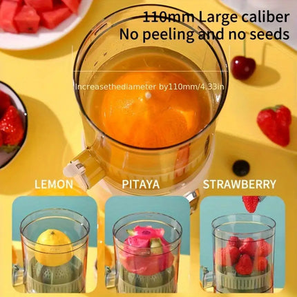 Juicer with Removable Pulp Separator - 0.5L Volume, Lithium Battery