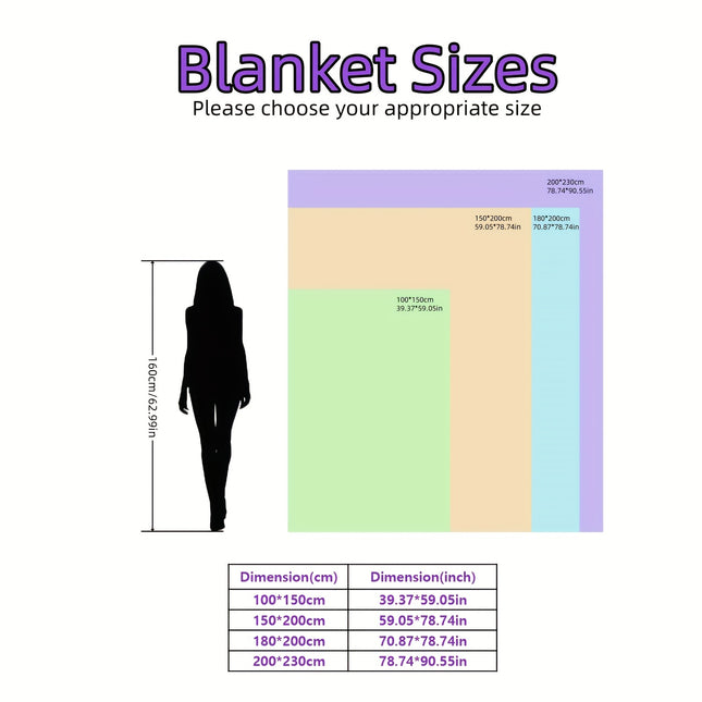 1pc Extra Large Luxury Lamb Wool Blanket Super Soft Plush Bedspread, All-Season Couch Cover, Green & 3D Texture