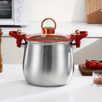 Stainless Steel Multi-Layer Soup Pot, Quick Heating  Evenly Heated