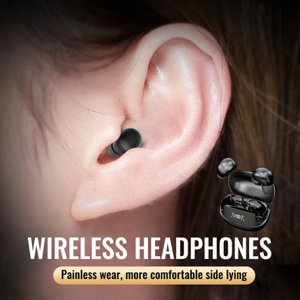Wireless Headphones - Impossibly Compact Peanut Design,