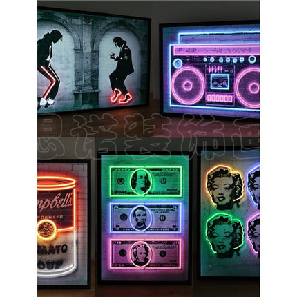Bar Wall Decoration Trend Neon Lights LED Luminous Murals