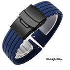 Midnight Blue And Black Buckle / 20mm
