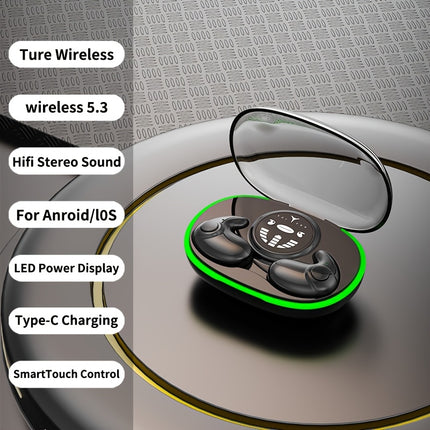 Ultra-thin sleep wireless headphones, high-fidelity sound and loud volume, comfortable wearing, touch control,