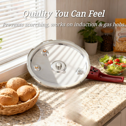 9L Unique Print Design, Multi-Size Large Capacity Extra Thick Super Safe Stainless Steel Multi-Layer Fast Cooking