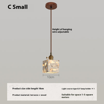 Nordic Style Sunshine Stone Chandelier Japanese Creative