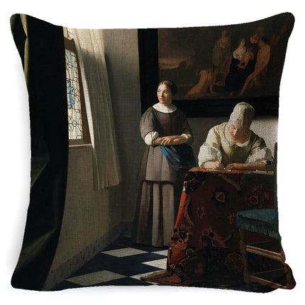 Oil Painting Pillow Famous Painting Pillow Cushion New Sofa Pillow Cover