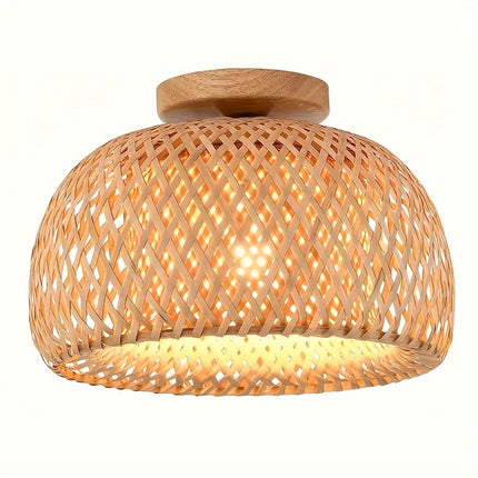 1Pc rural retro tropical style E27 bulb base ceiling light, dining room, kitchen,