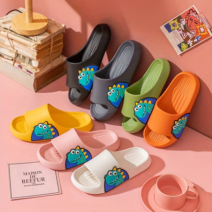 2 pcs  Cute Cartoon Slippers - Beach Casual Open-Toe Sandals, Suitable for Indoor And Outdoor Use