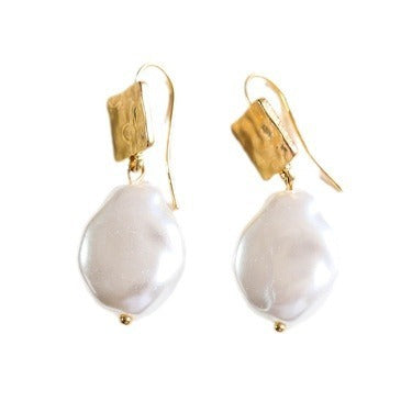 Fashion Simple Temperament Simulation Shaped Pearl Earrings