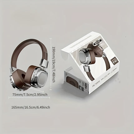 Wireless Headphones - High-Fidelity Sound, ENC Noise-Cancelling Mic, Multi-Device Connection