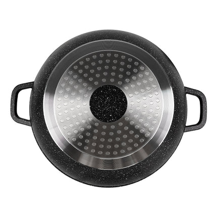 17pcs Cookware Set  with Marbled Coating  Pot