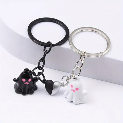 Unique Bag Hanging Halloween Ghost Keychain Cute