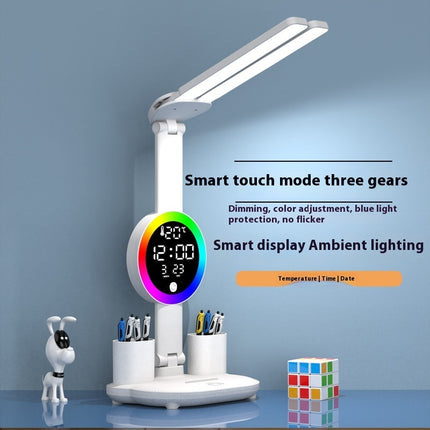 LED Student Rechargeable Plug-in Eye Protection Desk Lamp