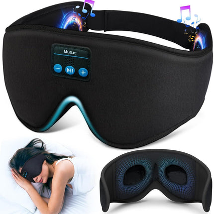 Headphones, best music Sleep Mask, 3D Sleeping mask for women&men.tpye-c charging cable inside
