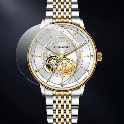 Men's & Women's Luxury Stainless Steel Mechanical Watch with Movement