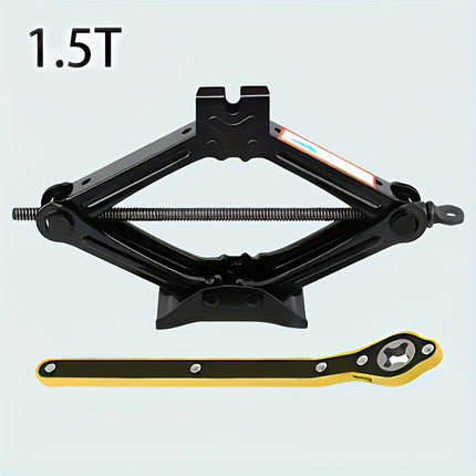 1.5T Jack with Wrench Set, Car Maintenance On-Board Tool, Effortless Tire Changing Artifact
