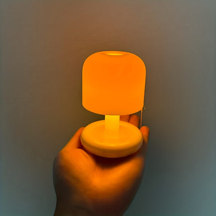 Mini Bedside Night Light with a Sunset Gradient Glow, Small Table Lamp.