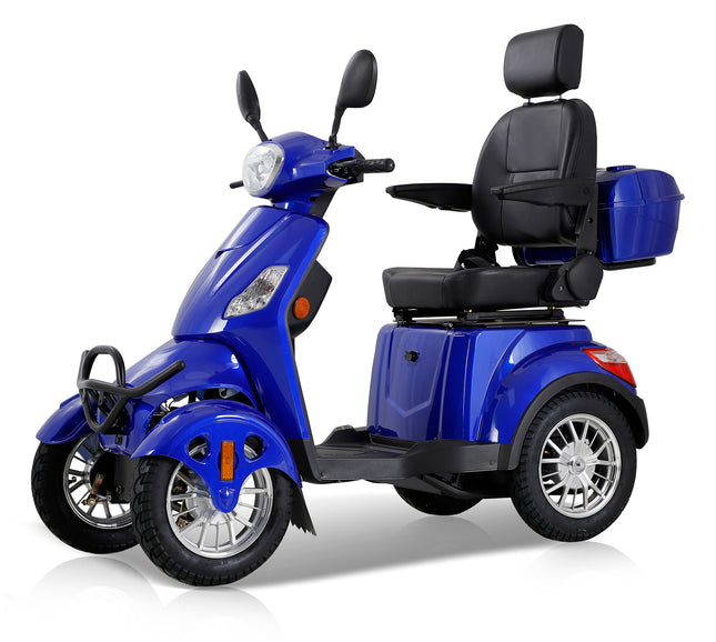 Mobility Scooters for Seniors  500lbs Capacity  800W All Terrain Electric Powered Mobility Cart   Heavy Duty Mobility Scooter