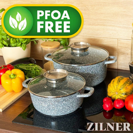 Kitchen Cookware Set 9-Piece  Cooking Pot Set