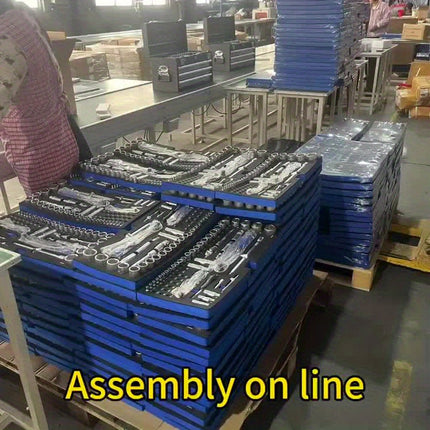 108pcs Tool Set with Drawer Box, Portable Storage Case for Auto Repair Kit and Hardware Tools