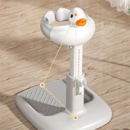 Adjustable Height Children's Bath Stool with Non-Slip Base