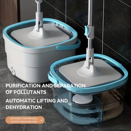 Free-Standing Mop Buckets, Household Rotary Floor Mops, Lazy Mops