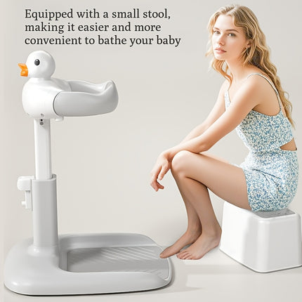 Baby Standing Bath Tub, Foldable Children's Bathing Stand for Home Use, Suitable