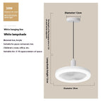 White Chandelier White Light