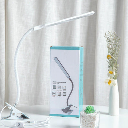 Clip-on LED Plug-in Desk Reading Bedroom Bedside Lamp