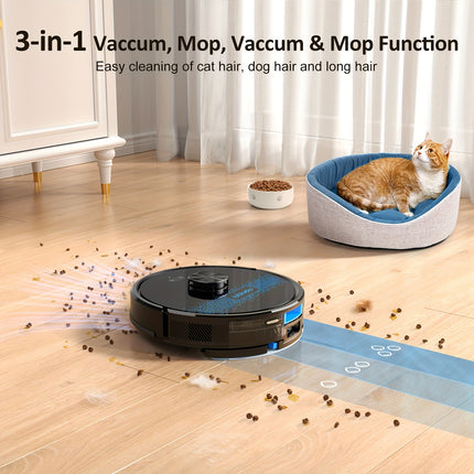 Lubluelu Latest SL60 Ultra 4500Pa Robot Vacuum And Mop Combination, Automated Vacuum