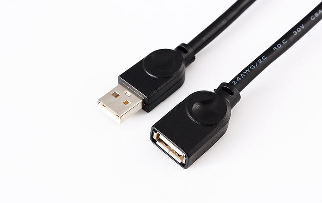 Black AF2.0usb Data Extension Cable With Copper Core