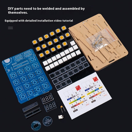 DIY Kit 51 Single Chip Microcomputer Homemade Digital Tube Calculator