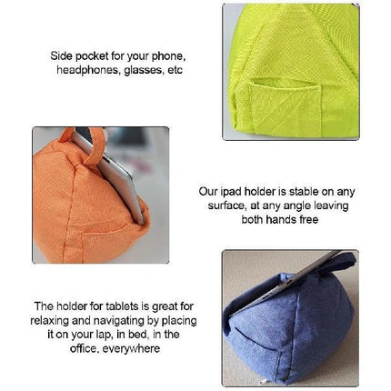 Tablet Cushion Holder For IPad Tapered Portable Bean Bag