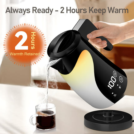 Cute Penguin Design Cordless Electric Kettle 42.27oz & BPA-Free - Variable Temperature Control