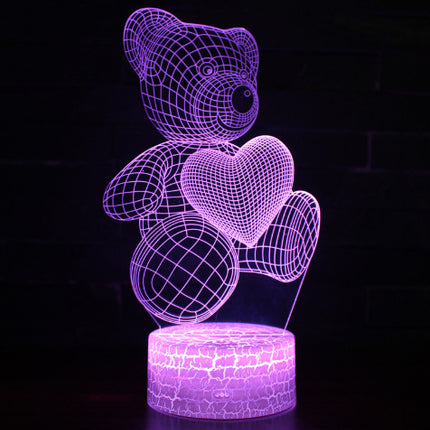3D Lamp Acrylic USB LED Night Lights Neon Sign Lamp Xmas Christmas Decorations For Home Bedroom Birthday Decor Valentines Day Gifts