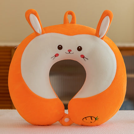 Plush Toy Cartoon Memory Cotton U-shaped Pillow