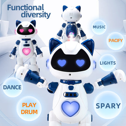 Intelligent Programming Gesture Induction Robot Spray Cool Breathing Lamp Children's Toys