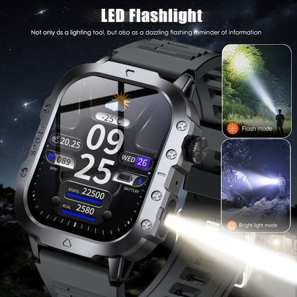 GWENLAND New Smart Watch for Men 5.11 cm Big Screen Display Wireless Make/Answer Call Watch,
