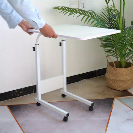 Adjustable Rolling Laptop Desk | Portable Workstation for Home, Office, Bedside