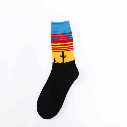 Pure Cotton Personality Ins Street Hip-hop Sports Long Socks