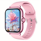 Purple-pink watch with dark pink strap